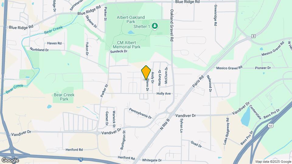 2505 Glenn Dr Map and Location Details