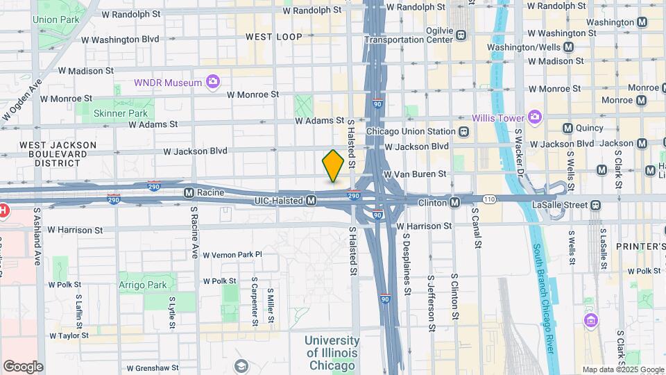 808 S Green St Map and Location Details