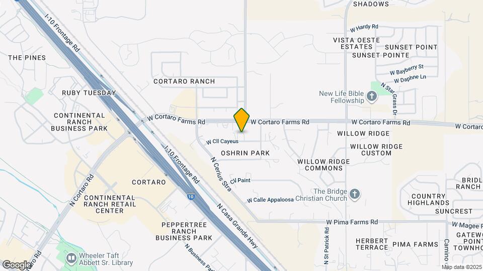 5400 W Calle Cayeus, Unit A Map and Location Details