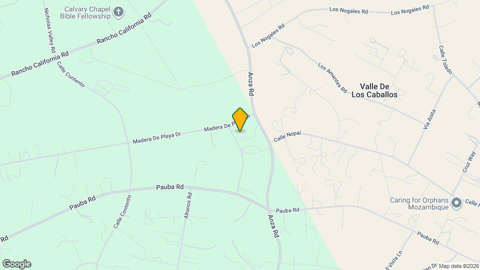 41205 Anza Rd Map and Location Details