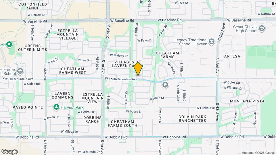 8323 S 48th Ln Mapa y Detalles de la Ubicación