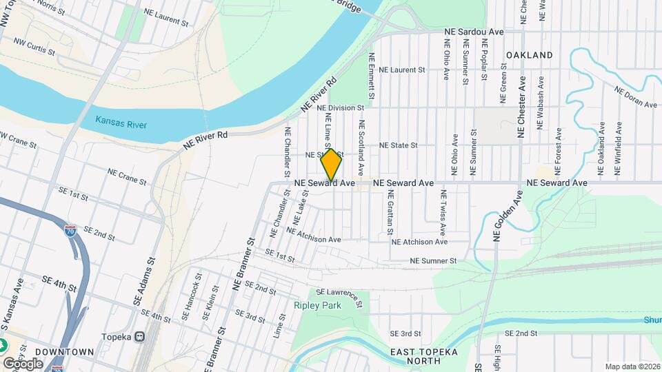 1223 NE Seward Ave Map and Location Details