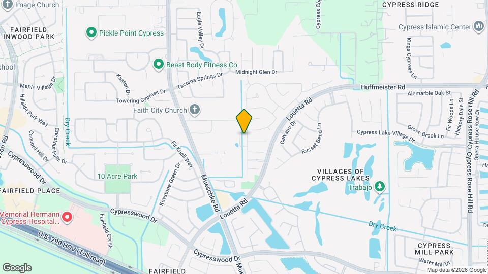 15007 Appian Oak St Map and Location Details