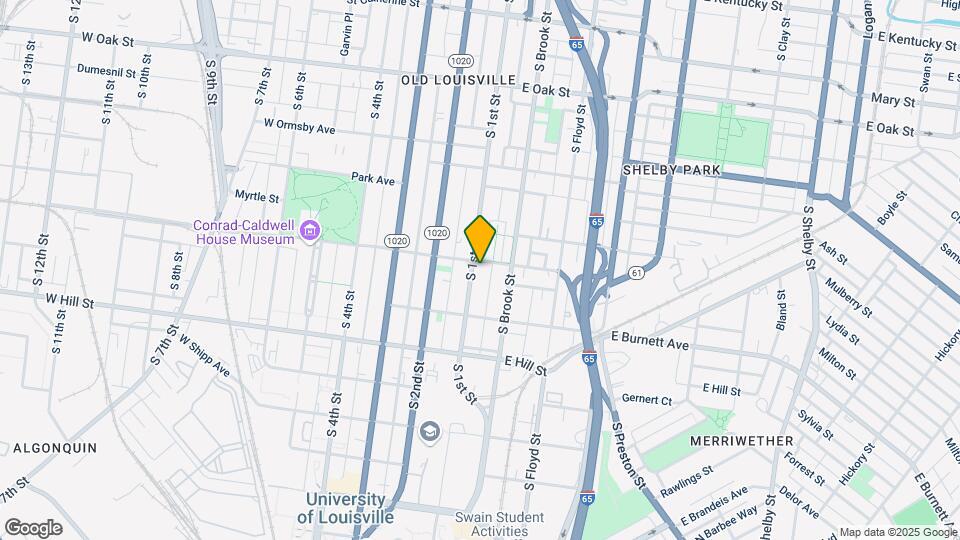 1407 S 1st St Map and Location Details