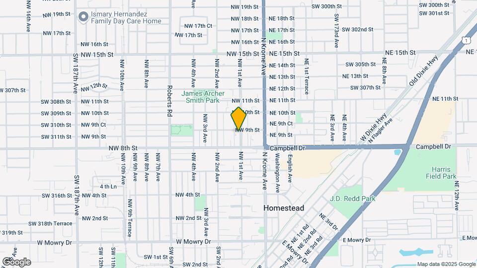 860 NW 1st Ave Map and Location Details