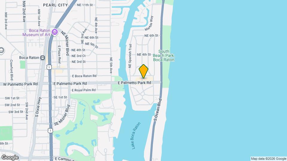 801 E Palmetto Park Rd Map and Location Details