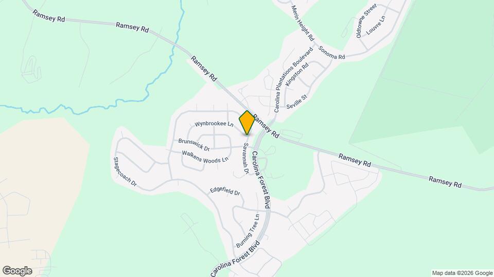 800 Savannah Dr Map and Location Details