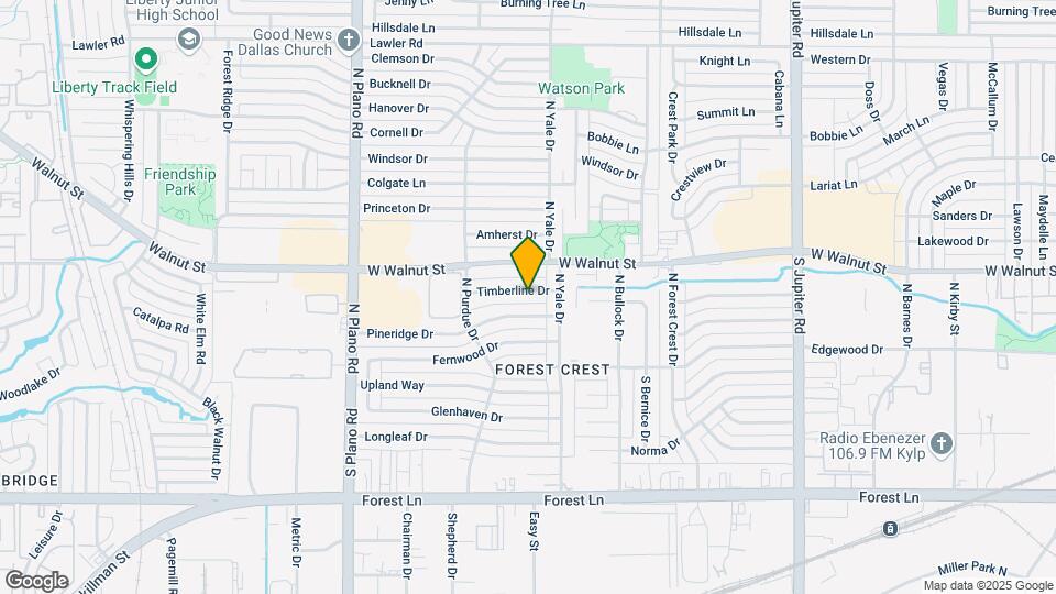 4014 Timberline Dr Map and Location Details