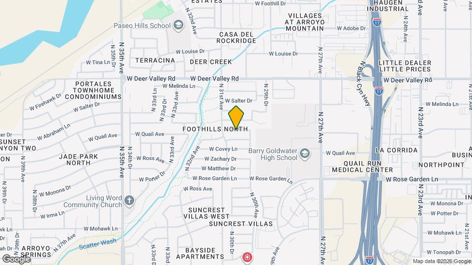 3031 W Horsham Dr Map and Location Details