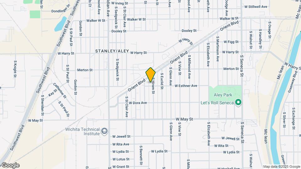 1737 S Hiram Ave Map and Location Details