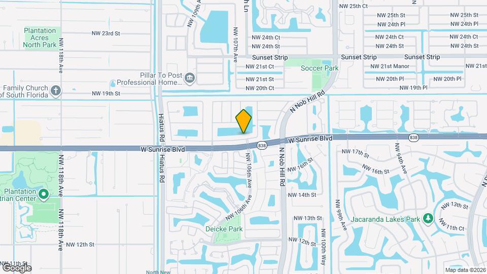 10601 NW 18th Ct Map and Location Details