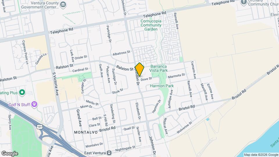 6801 Dove St Map and Location Details