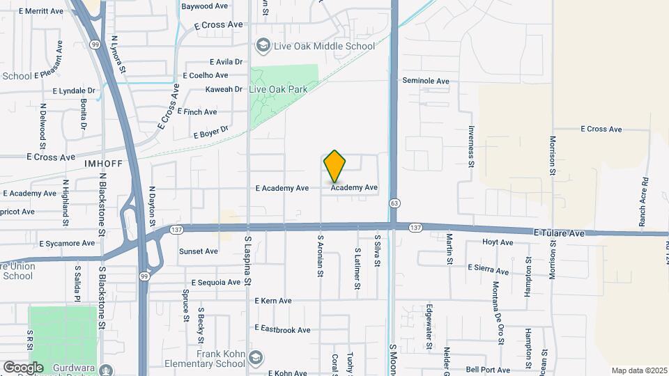 1943 E Academy Ave Map and Location Details