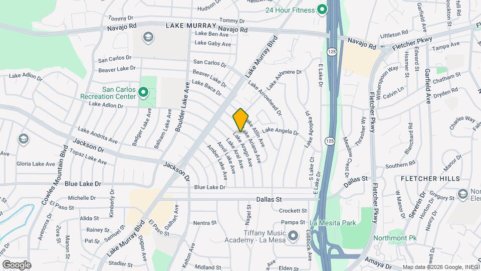 6315 Lake Arago Ave Map and Location Details