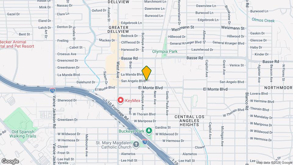 1630 San Angelo Blvd Map and Location Details