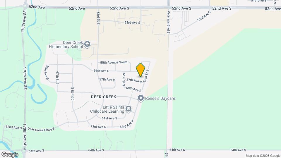 5855 57th Ave S Map and Location Details