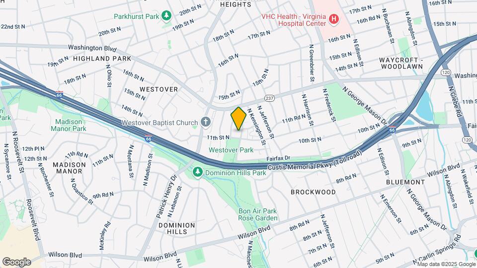 1100 N Kennebec St Mapa y Detalles de la Ubicación