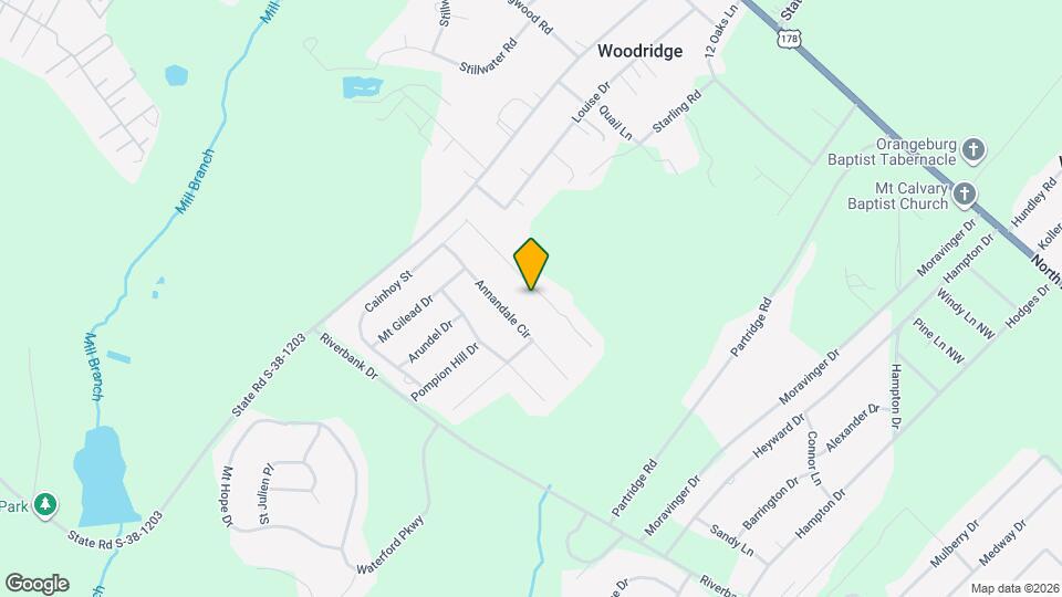 164 Airy Hall Dr Map and Location Details