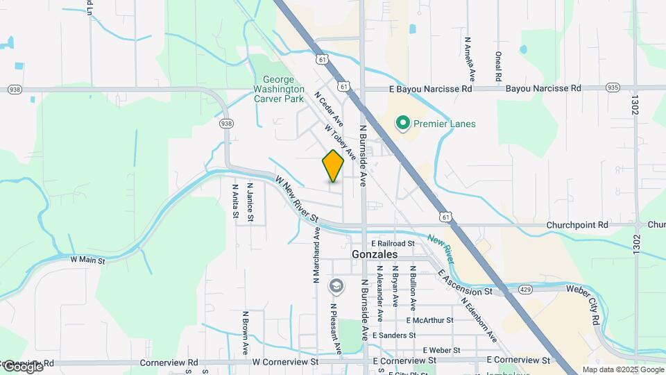 1208 N Willow Ave Map and Location Details