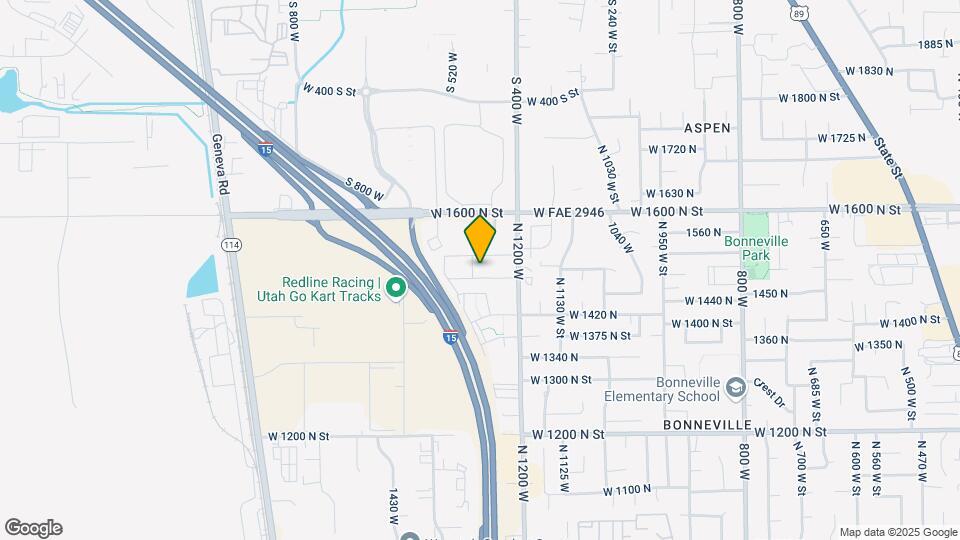 1268 W 1480 N St Map and Location Details
