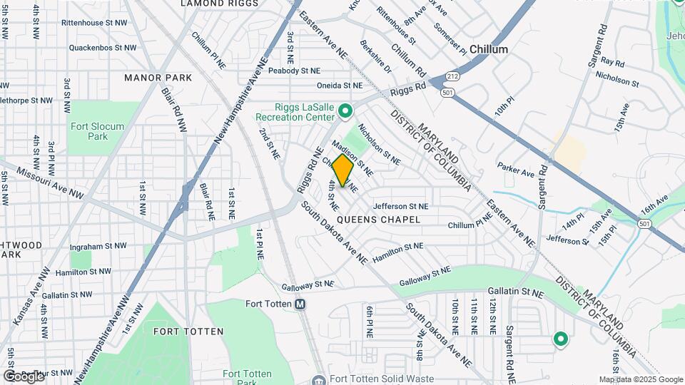 5519 5th St NE Map and Location Details
