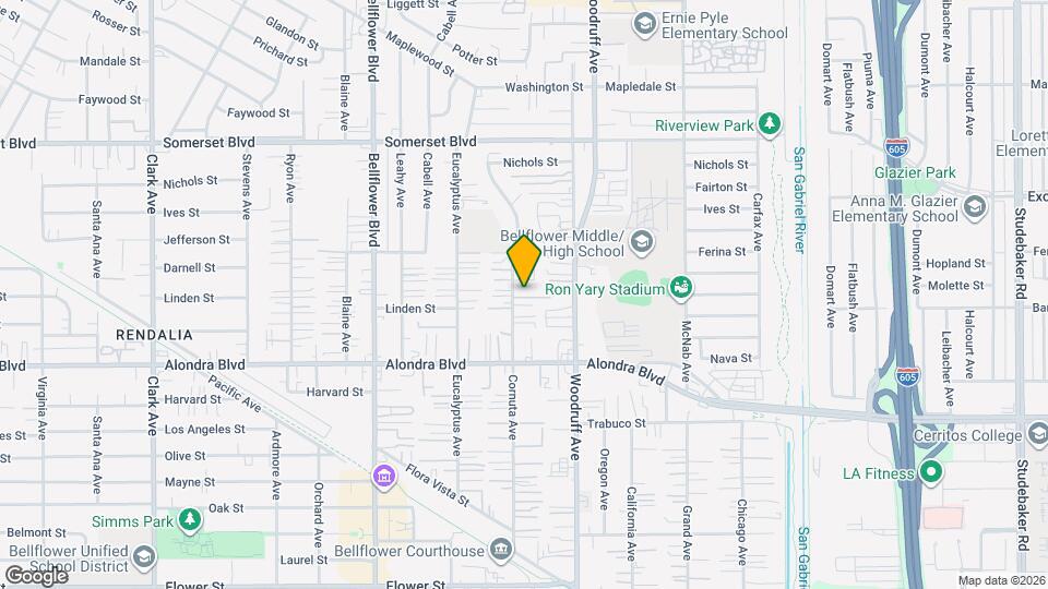 15552 Cornuta Ave Map and Location Details