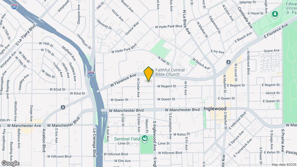 415 W Regent St Map and Location Details