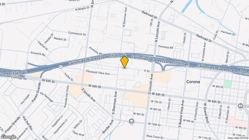 1242 D St Mapa y Detalles de la Ubicación