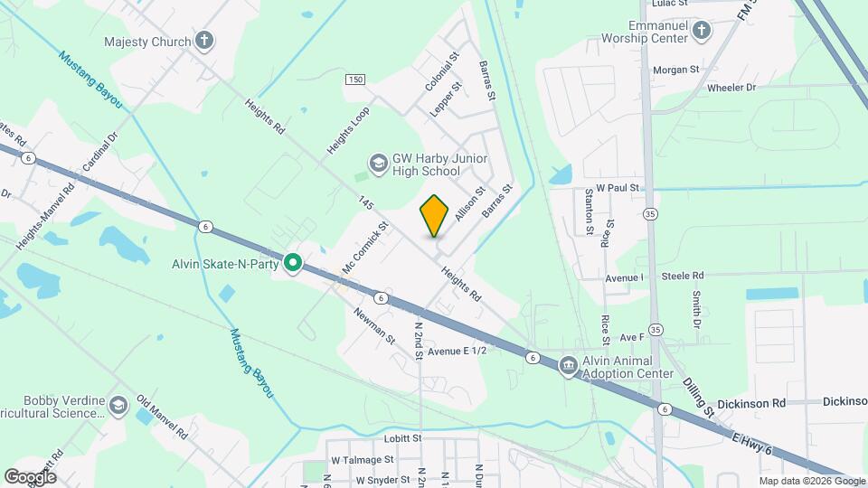 1479 Allison St Map and Location Details