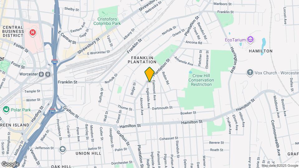 3 Ingleside Ave Mapa y Detalles de la Ubicación