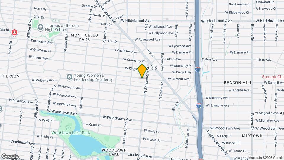 1714 W Summit Ave. Map and Location Details