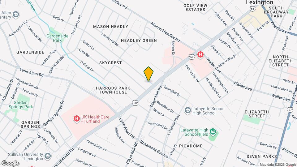 702 Della Dr Map and Location Details