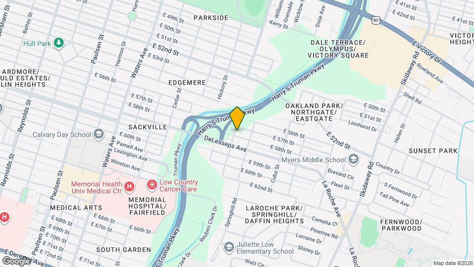 1802 E 58th St Mapa y Detalles de la Ubicación