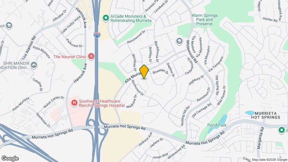 39635 Kucera Ct, Unit B Map and Location Details