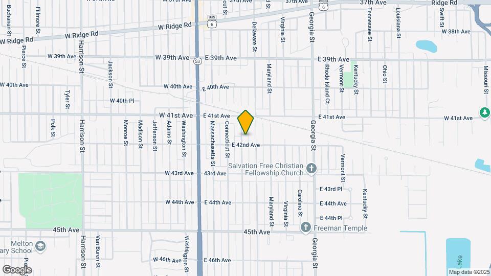 4173 Pennsylvania St Map and Location Details