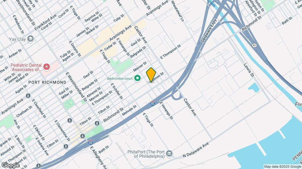 2741 E Venango St Map and Location Details