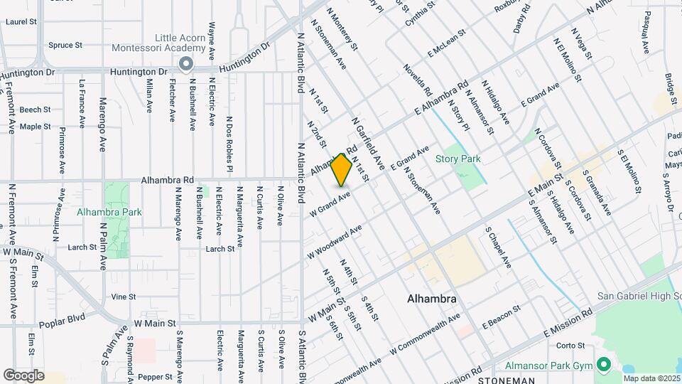 209 W Grand Ave Mapa y Detalles de la Ubicación