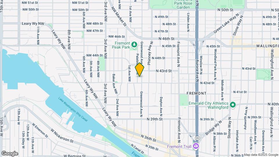 4217 Greenwood Ave N Map and Location Details