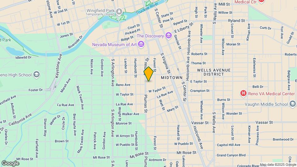 750 Plumas St Mapa y Detalles de la Ubicación