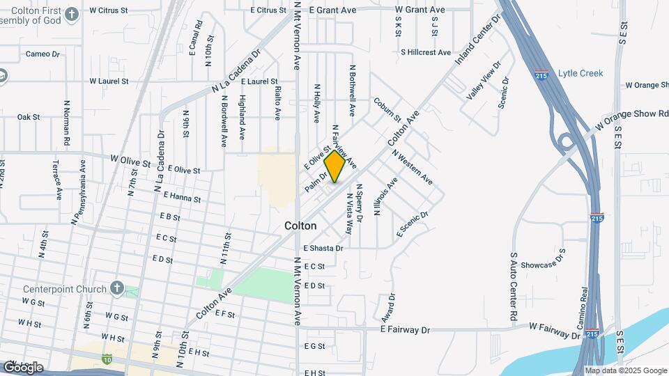 935 Colton Ave Map and Location Details