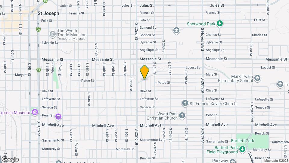 2214 Herman Ave Map and Location Details