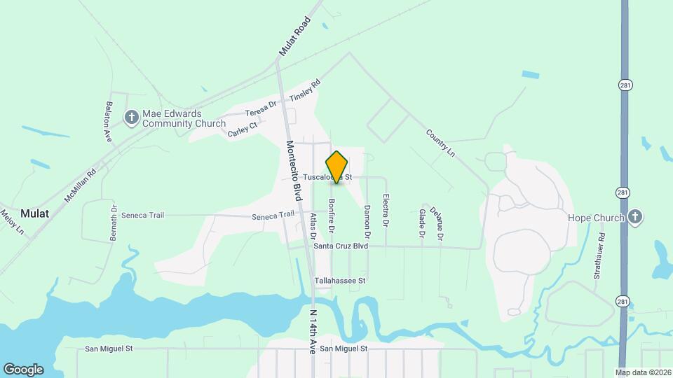3304 Bonfire Dr Map and Location Details