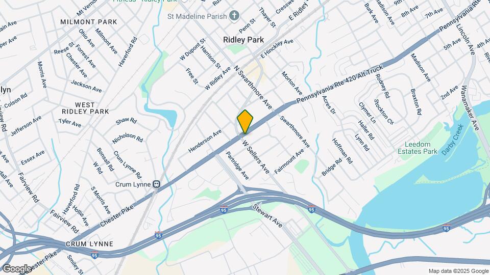 38 W Chester Pike Map and Location Details