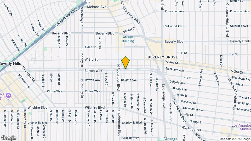 8724 Burton Way-Unit -106 Map and Location Details