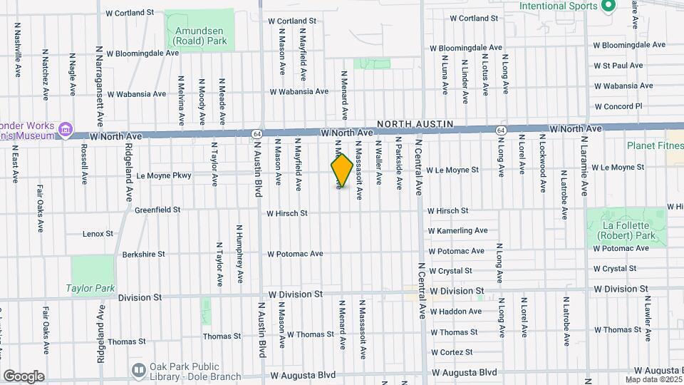 1431 N Menard Ave Map and Location Details