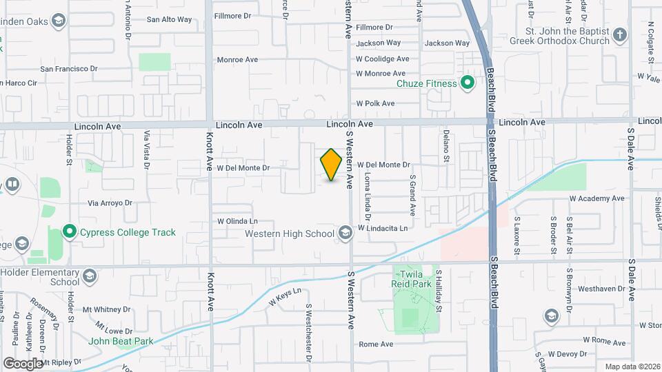 225 S Western Ave Map and Location Details