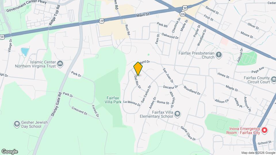 11106 Del Rio Dr Map and Location Details