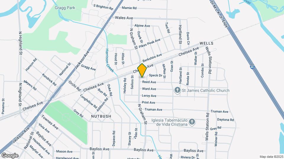 1696 N Graham St Map and Location Details