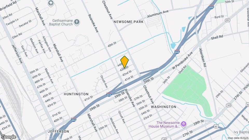 1128 43rd St Map and Location Details