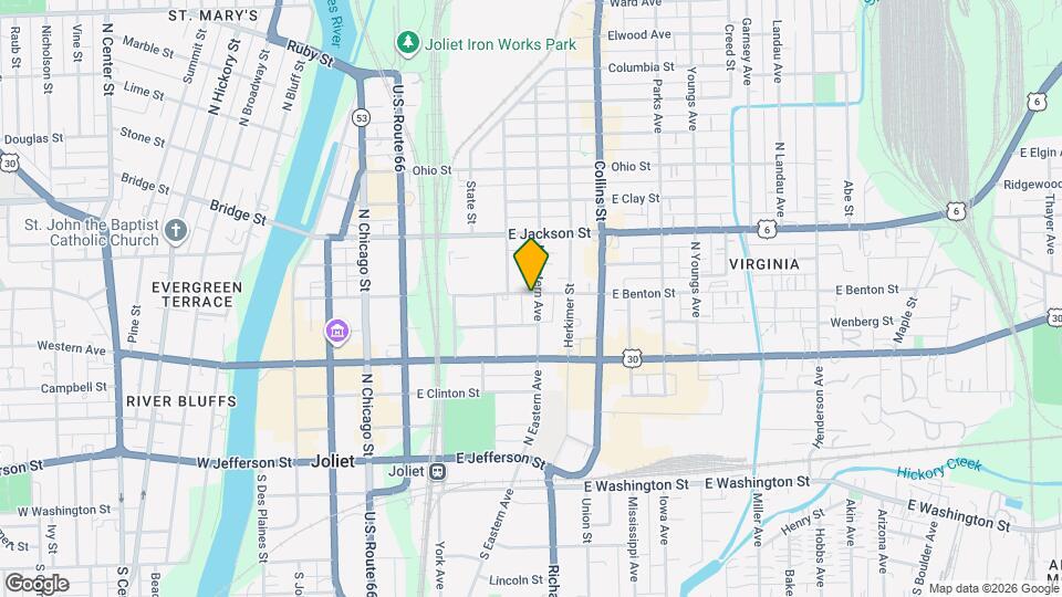 221 N Eastern Ave Map and Location Details